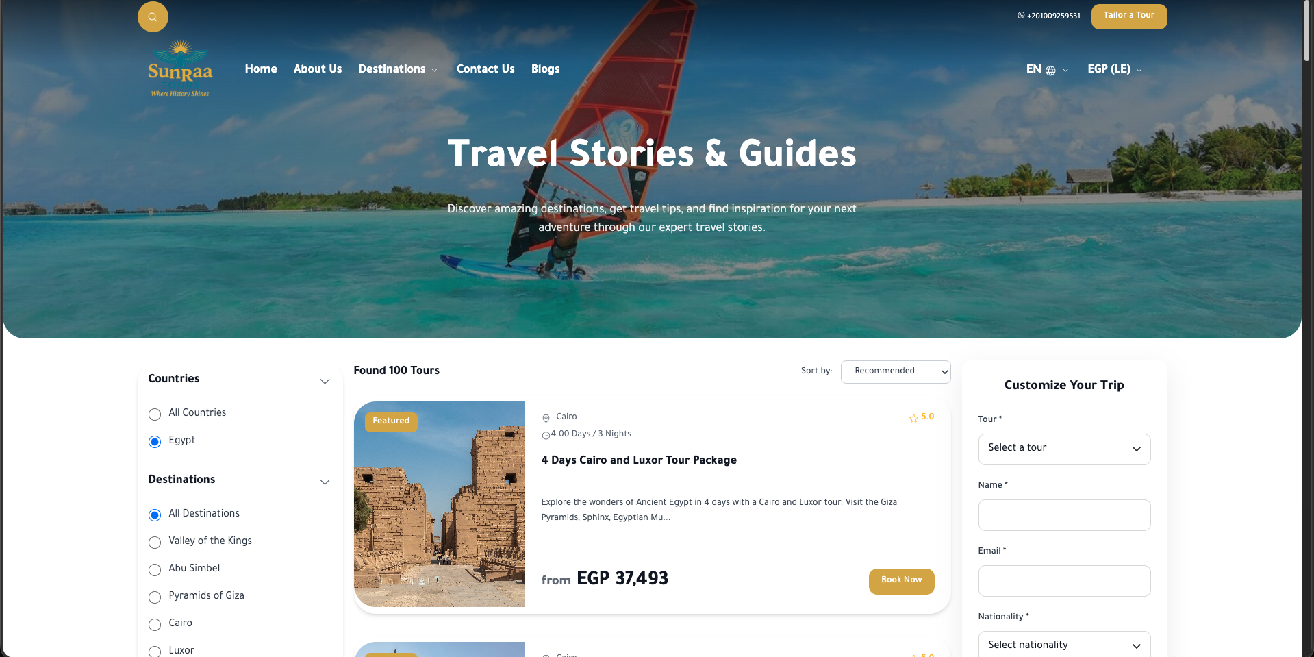 Sunraa Tours